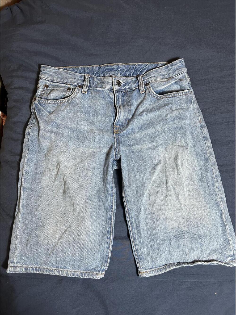 Polo Ralph Lauren Light Wash Denim Jorts Shorts Size 18